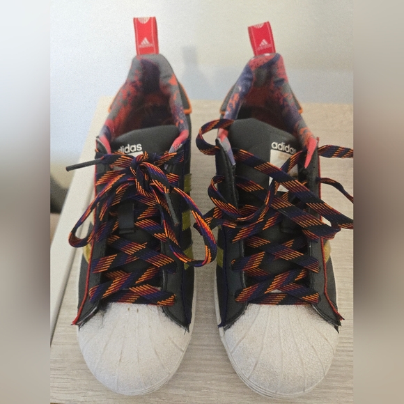 Adidas Originals Superstar Chinese New Year Black Liquid Gold Kids Youth 4 Ox - Picture 5 of 8